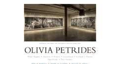 Desktop Screenshot of oliviapetrides.com